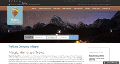 Desktop Screenshot of magichimalayatreks.com