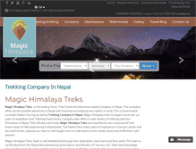 Tablet Screenshot of magichimalayatreks.com